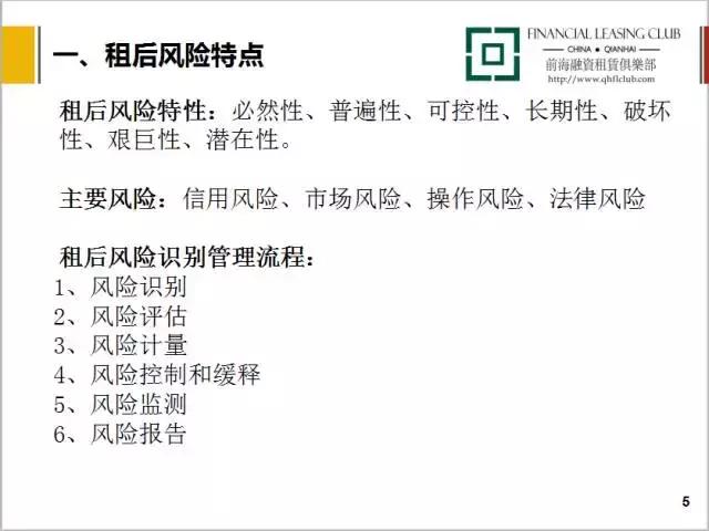 最新课程｜融资租赁租后管理流程分析（11集）
