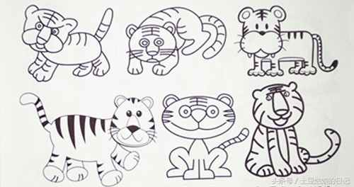 土豆姑娘的日记027-简笔画之森林里的动物朋友们3(蜗牛恐龙)