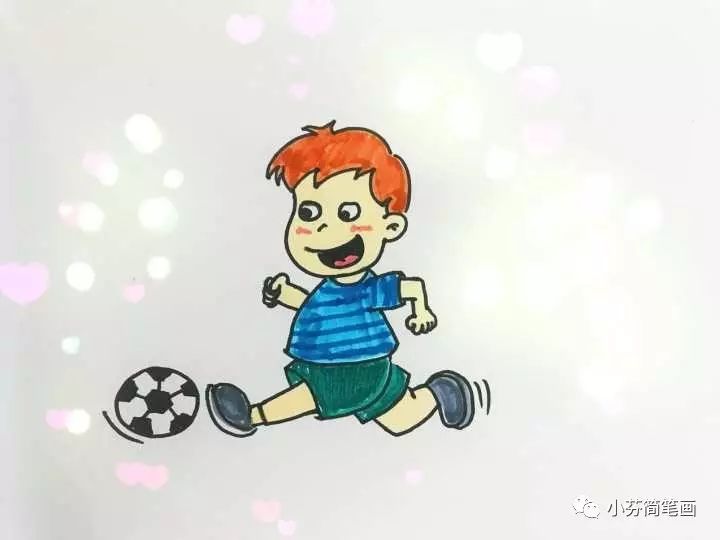 跳舞简笔画男孩,男孩背影简笔画