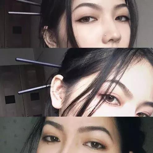 眉毛画法教程挑眉,画眉毛挑眉