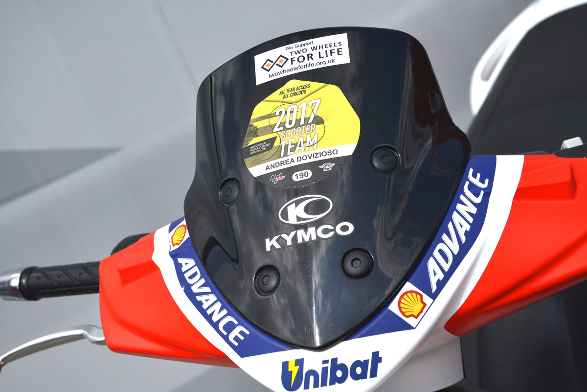 DUCATICorse车队代步车：光阳AgilityR16125