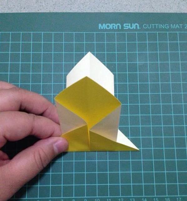 中秋手工灯笼折纸教程简单,折纸菠萝灯笼图解