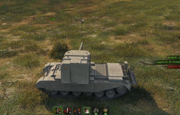 坦克世界FV4005增强计划:俯角堪比110E4,平地能追MT!