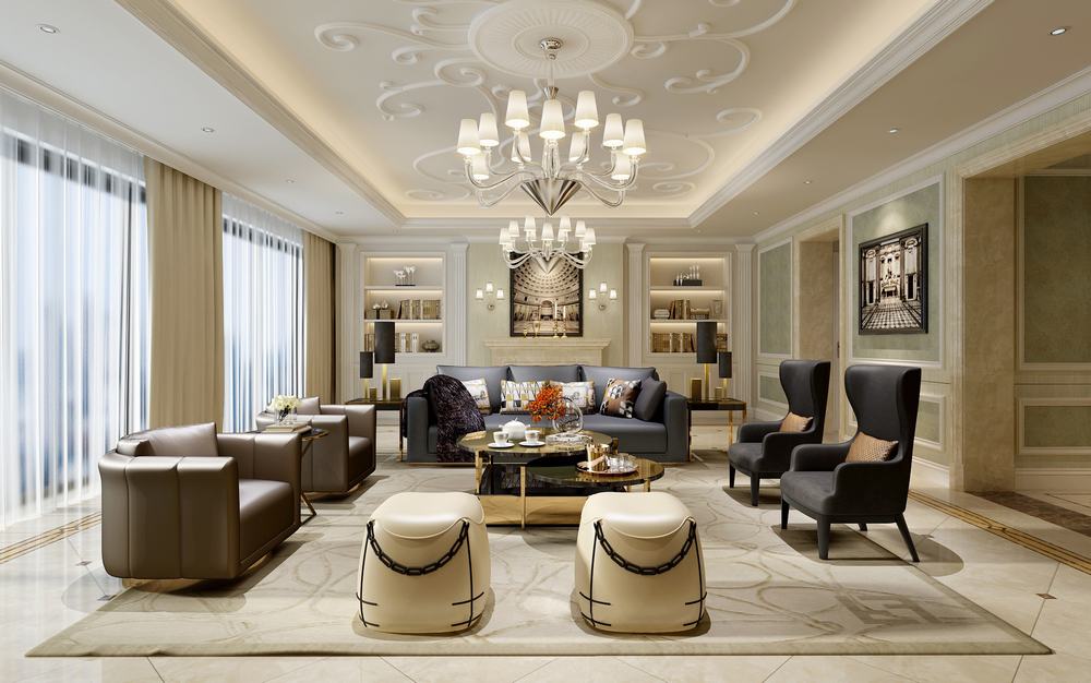 家装室内设计现代风格全套效果图,家装2020效果图欧式