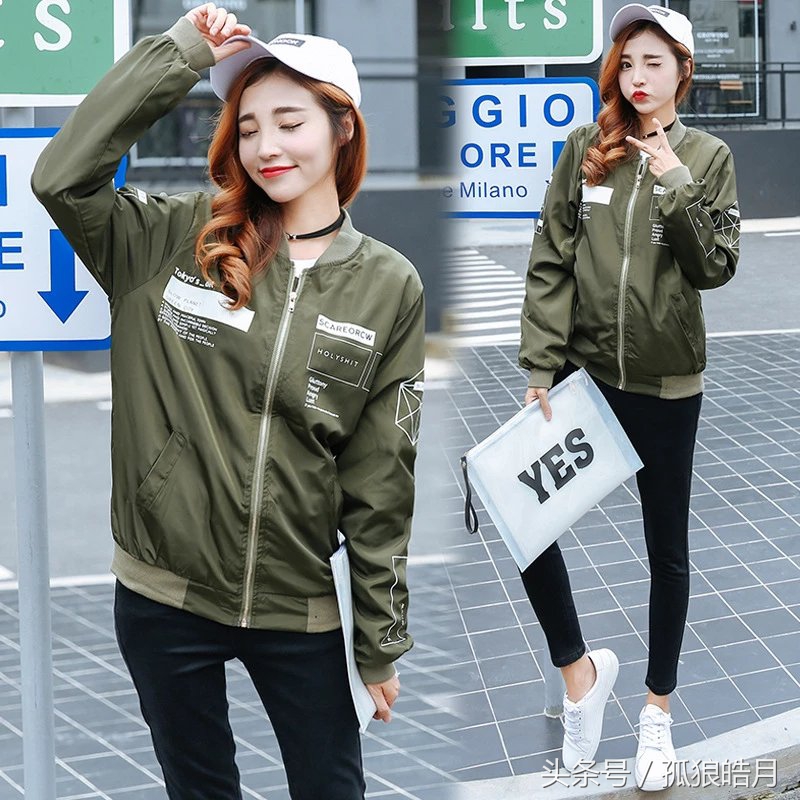 学院风棒球服外套女连帽加绒,连帽外套棒球女款秋冬