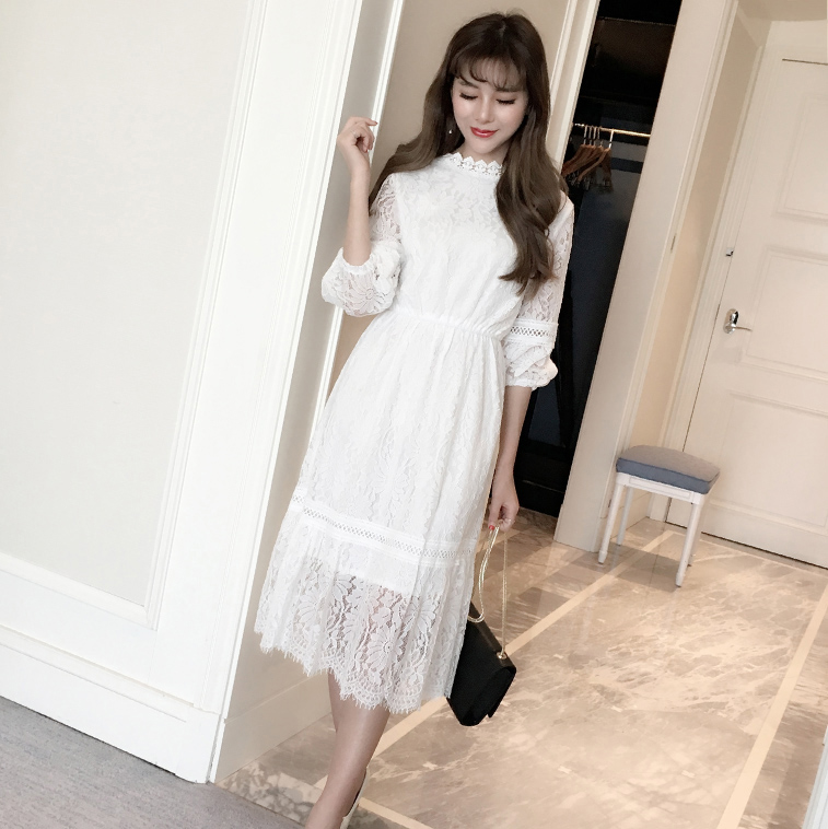夏季女生时尚显瘦连衣裙甜美洋气 (新款时尚气质穿搭显瘦连衣裙)