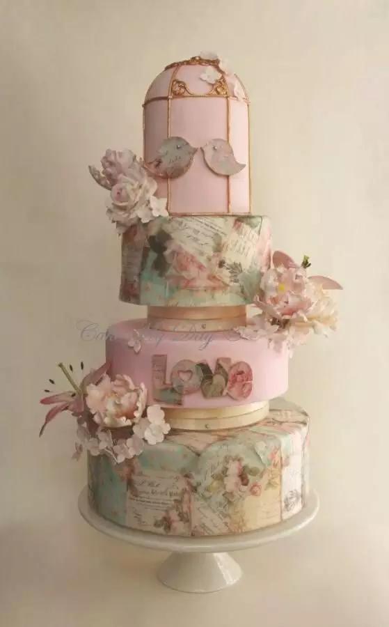 简单的婚礼蛋糕图片大全,最好看的婚礼蛋糕图片