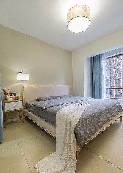 120平现代简约暖色系,120现代简约风三居室图片