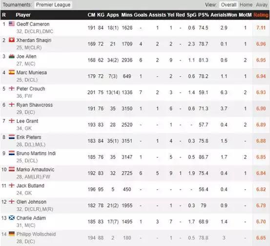 英超战队图片,英超联赛斯托克城