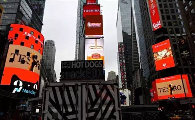 纽约时代广场都有哪些公司,中国企业在纽约时代广场有几家