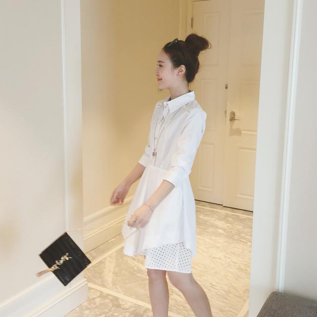 韩系淑女温柔风显瘦连衣裙,时尚优雅的连衣裙