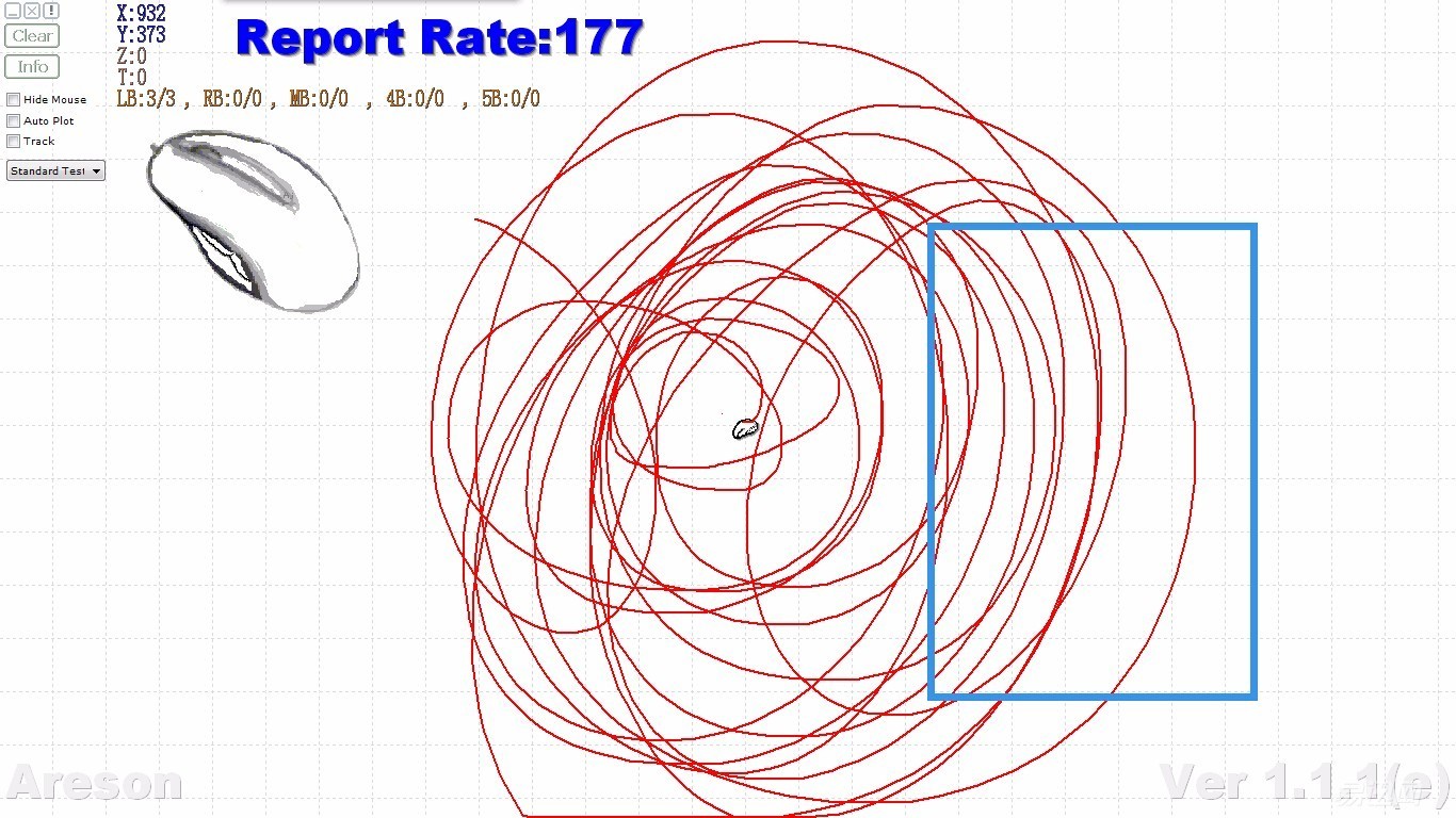 鼠标准确度怎么看,如何检测自己鼠标失帧