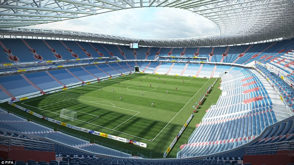 俄罗斯世界杯各球场,2018年俄罗斯世界杯球场分布