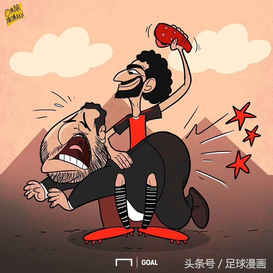 有关足球的漫画推荐,埃及足球巨星萨拉赫