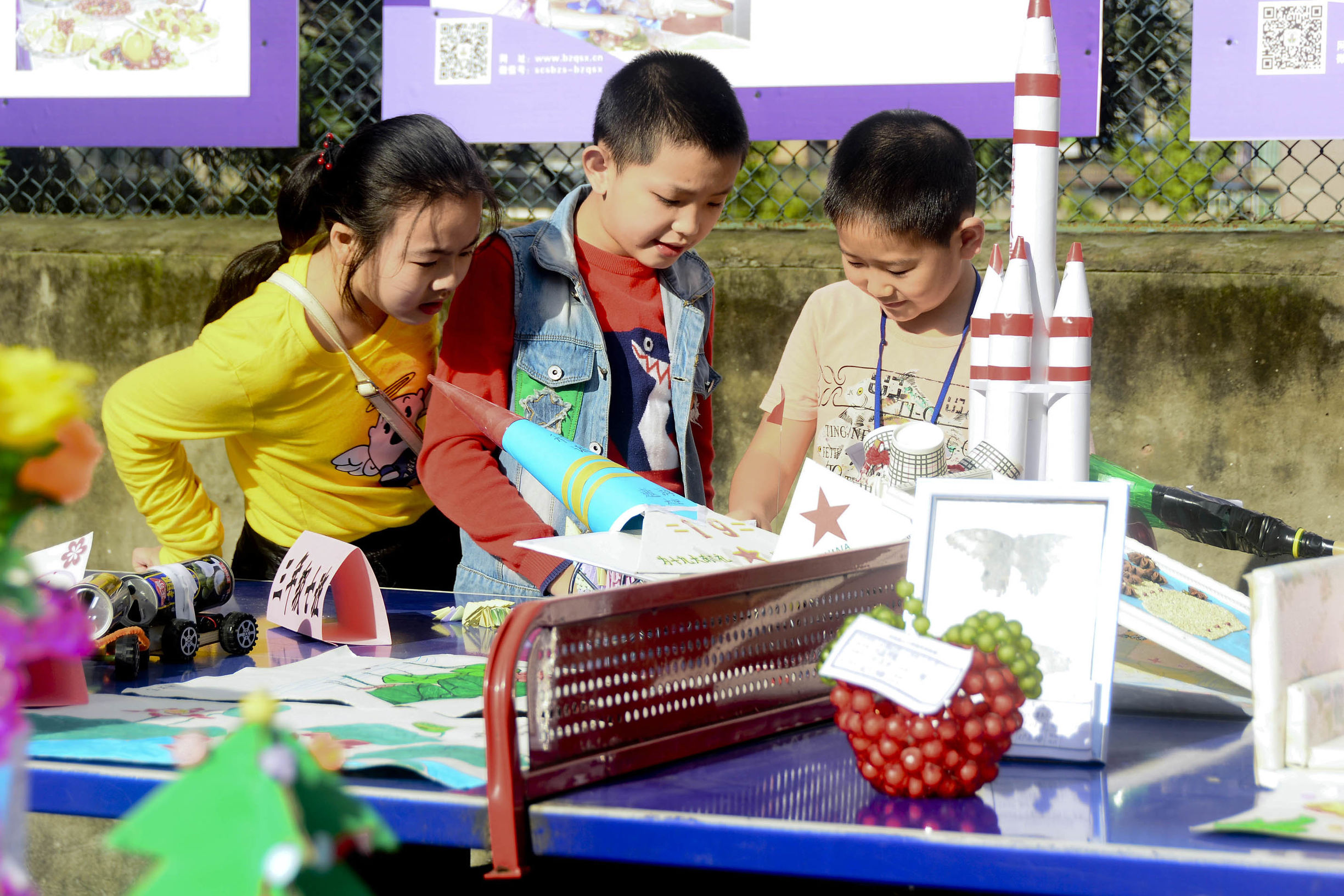三年级小学生科技创新,巴州区三小创新教学管理