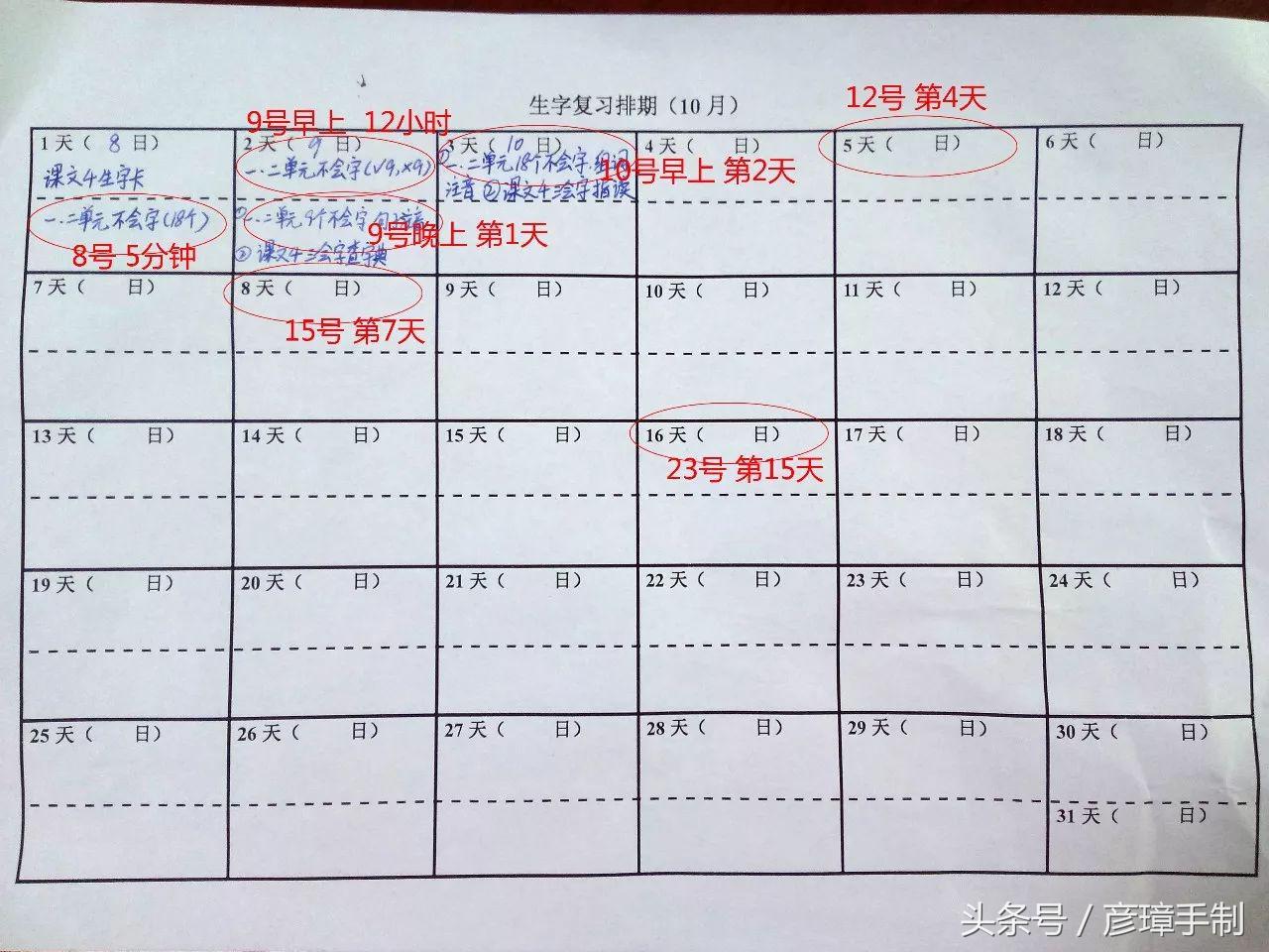 复习生字的方法,艾宾浩斯记忆曲线复习法