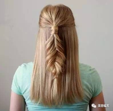 鱼骨辫编发步骤图解教程,鱼骨辫向内编的编发教程