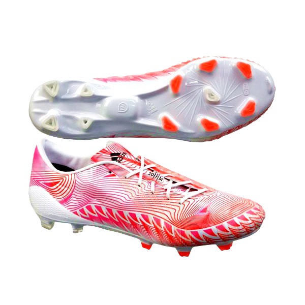 粉色足球鞋高帮全部都是粉红的,好看且实战好的足球鞋
