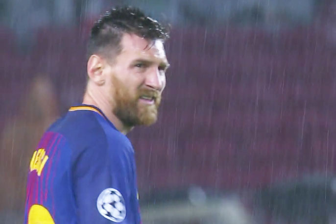 巴萨大胜瓦伦西亚,巴萨皇马欧冠决赛梅西绝杀