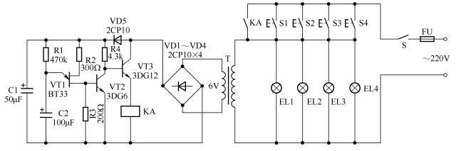 常见的照明控制原理图老电工珍藏,照明基本线路的原理图