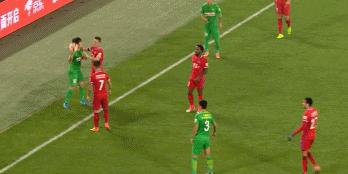 国安张稀哲梅开二度,国安浙江张稀哲红牌