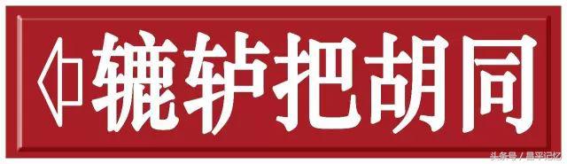 昌平手绘地图,手绘北京胡同地图