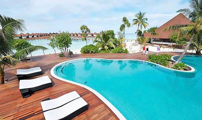 马尔代夫鲁滨逊岛美景,海岛旅游胜地马尔代夫岛