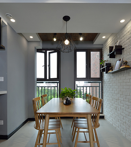 双宋结婚新房如果这样装~上海高桥新城89㎡北欧实景,隐形门亮了