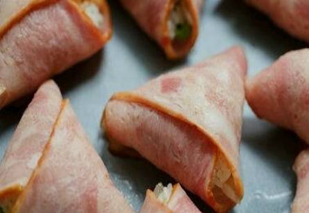 超火的培根芝士饭团也太好吃了,日本芝士培根饭团