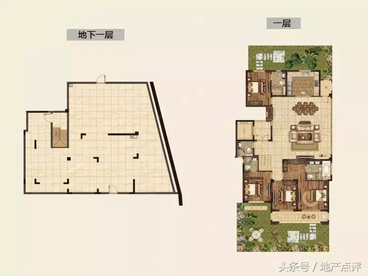 开间10.6米进深8.5米,开间10.6米进深10.5米一层