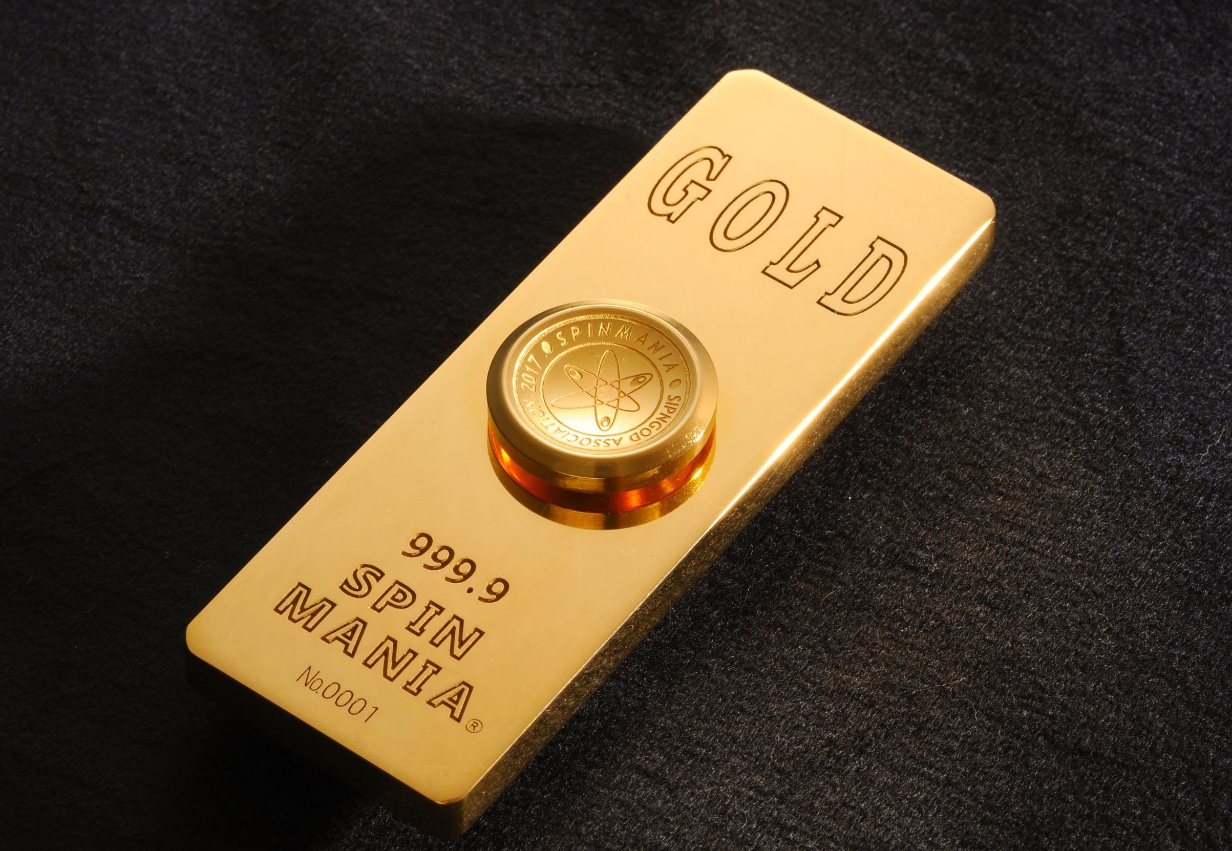 全金属夜光指尖陀螺,土豪金指尖陀螺