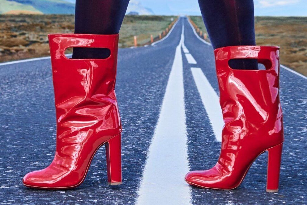 范冰冰的驴蹄鞋和松糕鞋,范冰冰穿白色驴蹄鞋