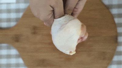 怎么给鸡翅去骨快速,鸡腿鸡翅去骨