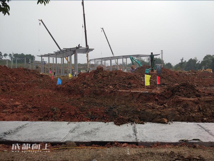 成都即将开建的足球场,成都国际足球中心航拍