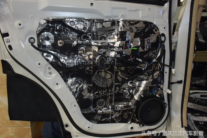 普拉多全车隔音效果图,普拉多stp隔音