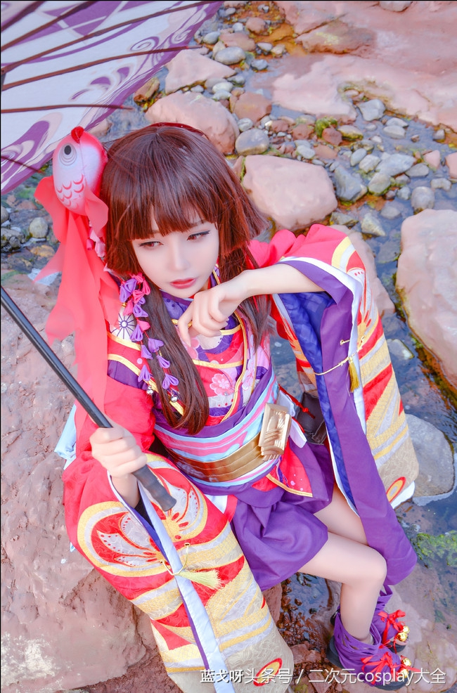 阴阳师神乐叠翠流金cos,cosplay阴阳师神乐高清图