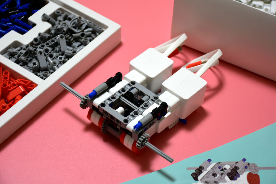 米兔积木履带机器人2000元以下的,米兔积木机器人app没有履带机甲了