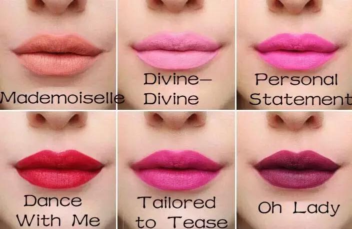 7款口红,十款冬季热卖口红