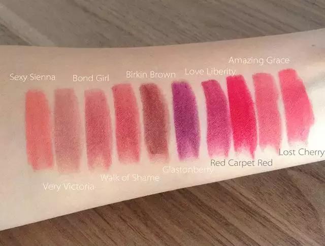 7款口红,十款冬季热卖口红