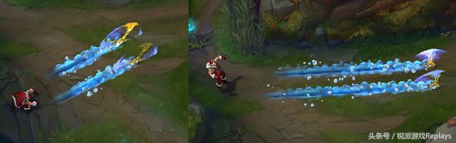 英雄联盟金克丝情人节皮肤视频,冰雪圣诞金克丝