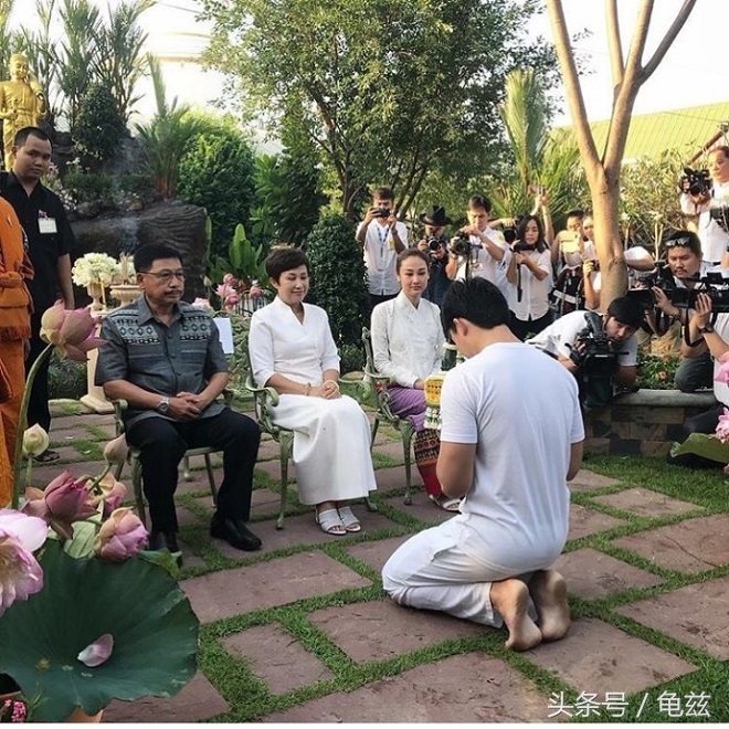 泰国mark与kim结婚礼服,泰国mark女友kim