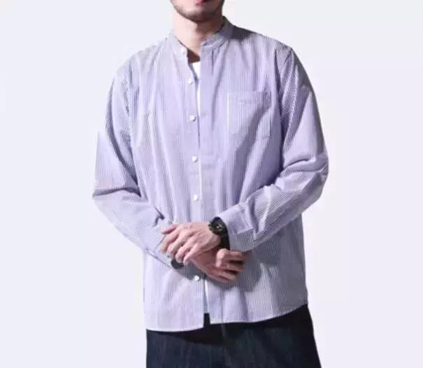 165到170偏瘦男士商务衬衫,衬衫男秋冬宽松慵懒风外穿潮