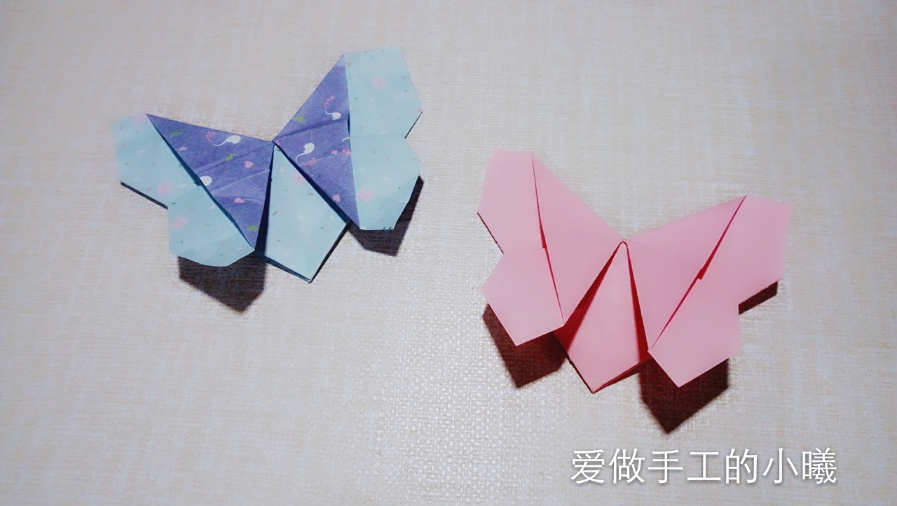 折纸书签蝴蝶的折法,折蝴蝶书签会飞