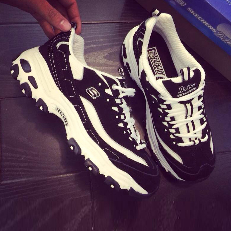 斯凯奇经典款熊猫鞋隐形增高,有什么颜值高的增高鞋斯凯奇