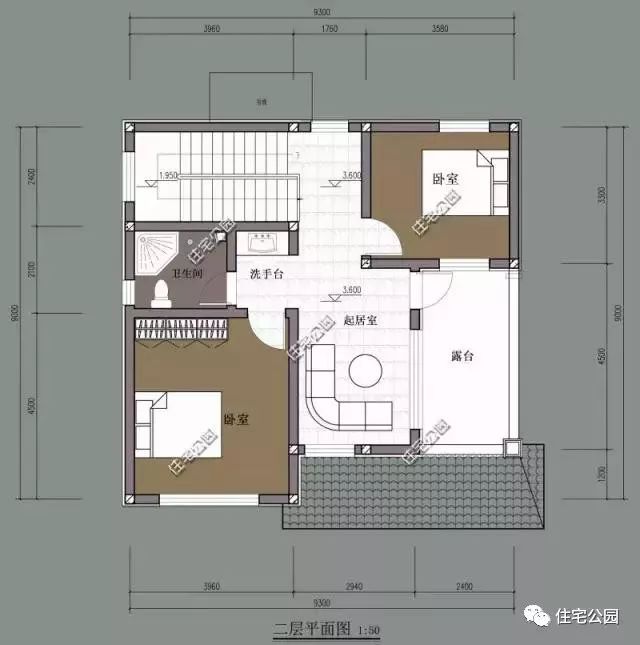 十佳最美农村别墅三层7x12米,农村别墅户型设计大全