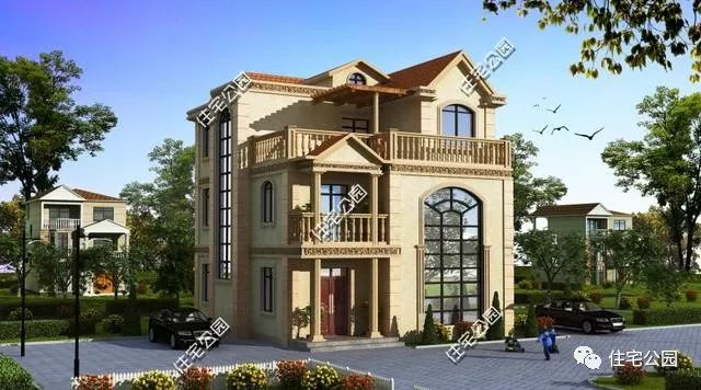 十佳最美农村别墅三层7x12米,农村别墅户型设计大全