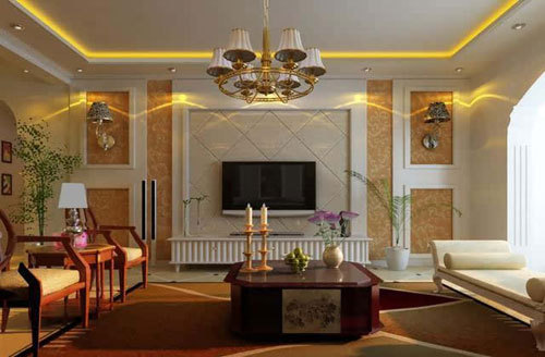 最流行电视背景墙装饰风格效果图,实用好看电视背景墙装修效果图