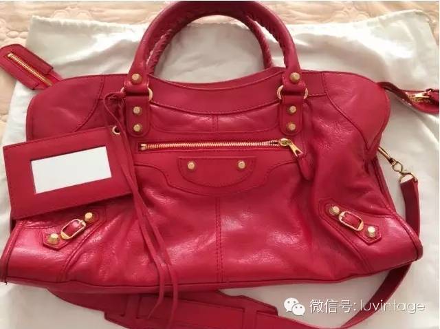 复古机车包大容量,balenciaga现代灰色机车包