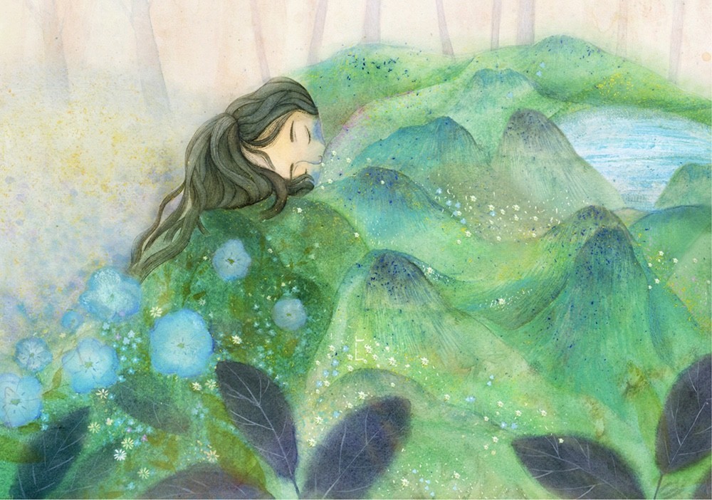 明明可以靠颜值却偏偏靠才华画画,明明能靠颜值非要靠画画