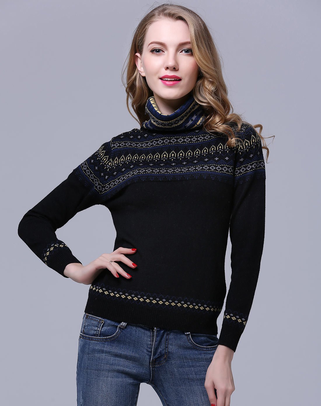 同一套衣服穿起来效果是怎么样的,毛衣搭配轻奢时尚怎么穿都好看